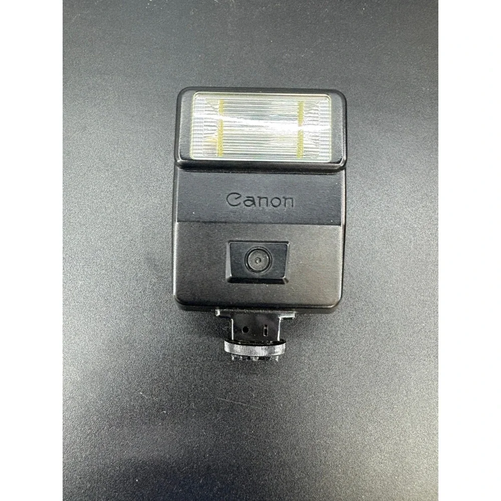 Canon Speedlite 155A Vintage Electronic Camera Flash with Case Tested Working